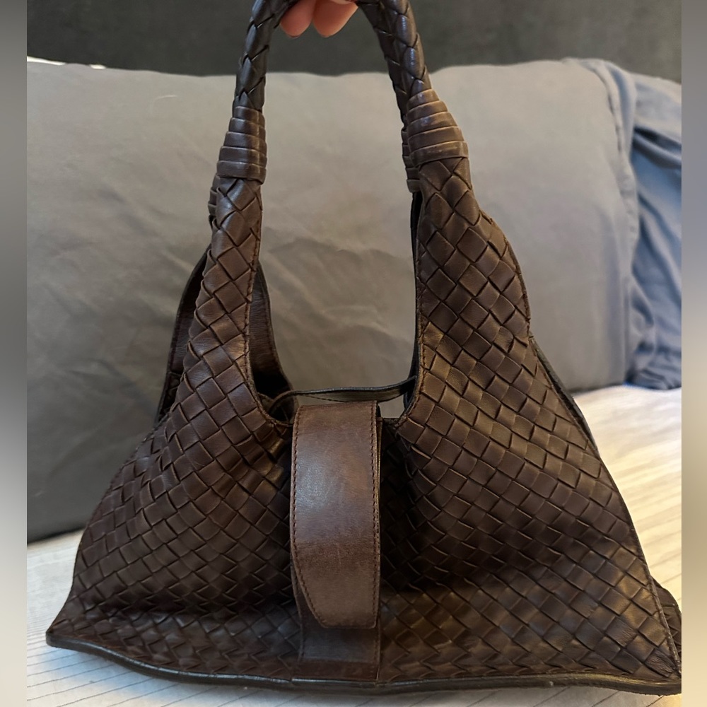 Bottega Veneta Brown Leather Hobo Bag - Picture 1 of 11